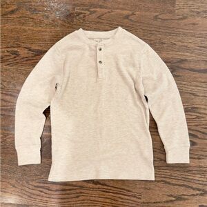 Children’s Place / Kids Oatmeal Heather Henley Knit Top